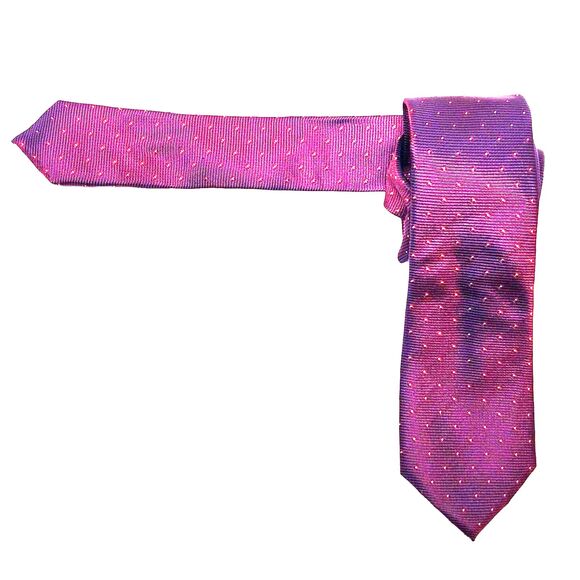 Kenneth Cole Awearness Silk Men's Tie Burgundy Geometric Size X-Long NEW - Picture 13 of 16